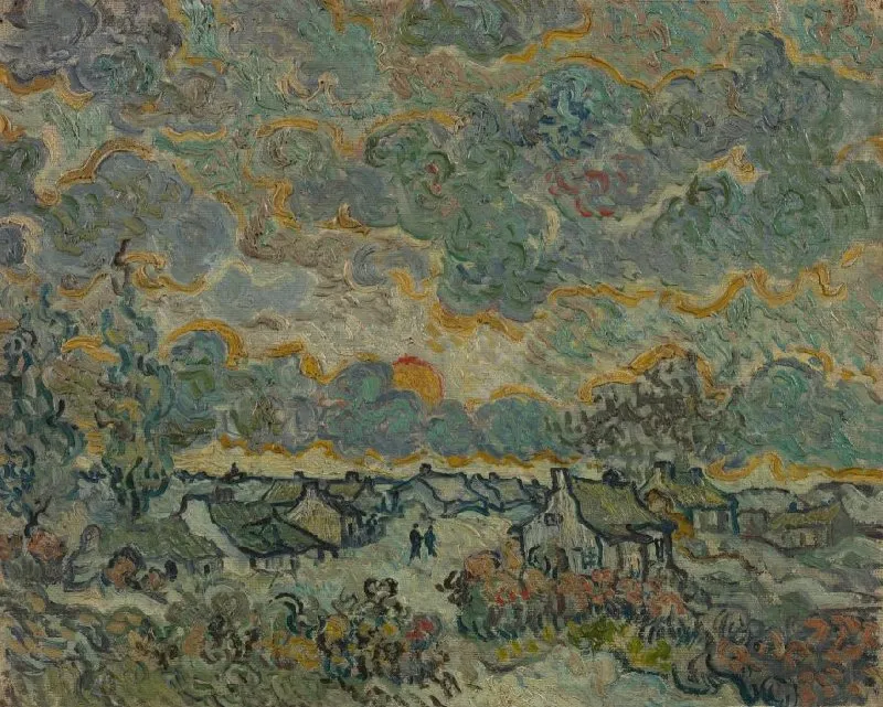 Figure 5. Van Gogh, Vincent. Reminiscence of Brabant, 1889. Oil painting.