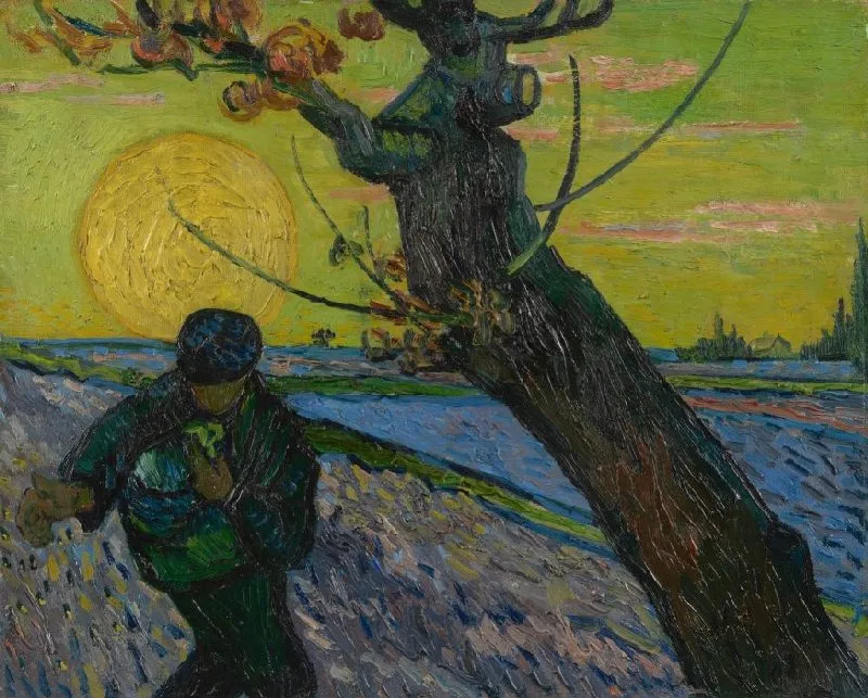Figure 1. Van Gogh, Vincent. The Sower, 1888. Oil painting.