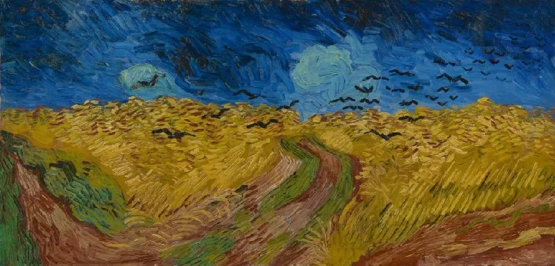 Figure 6. Van Gogh, Vincent. Wheatfield with Crows, 1890. Oil painting.