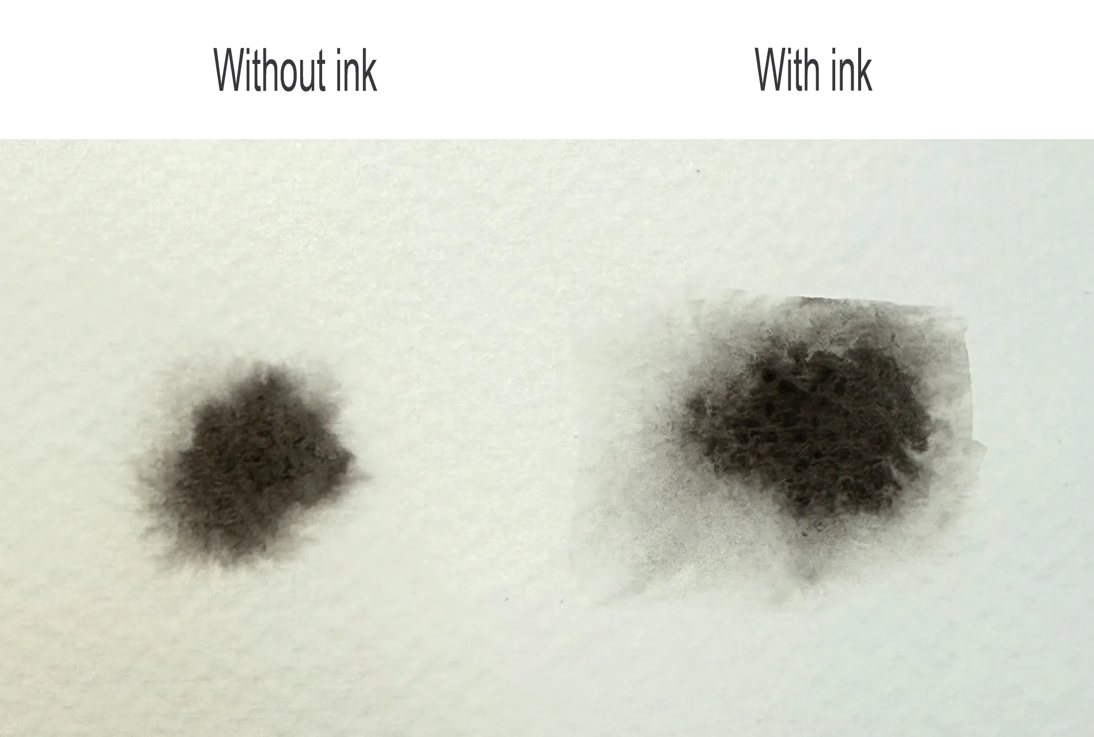 Ink flow test